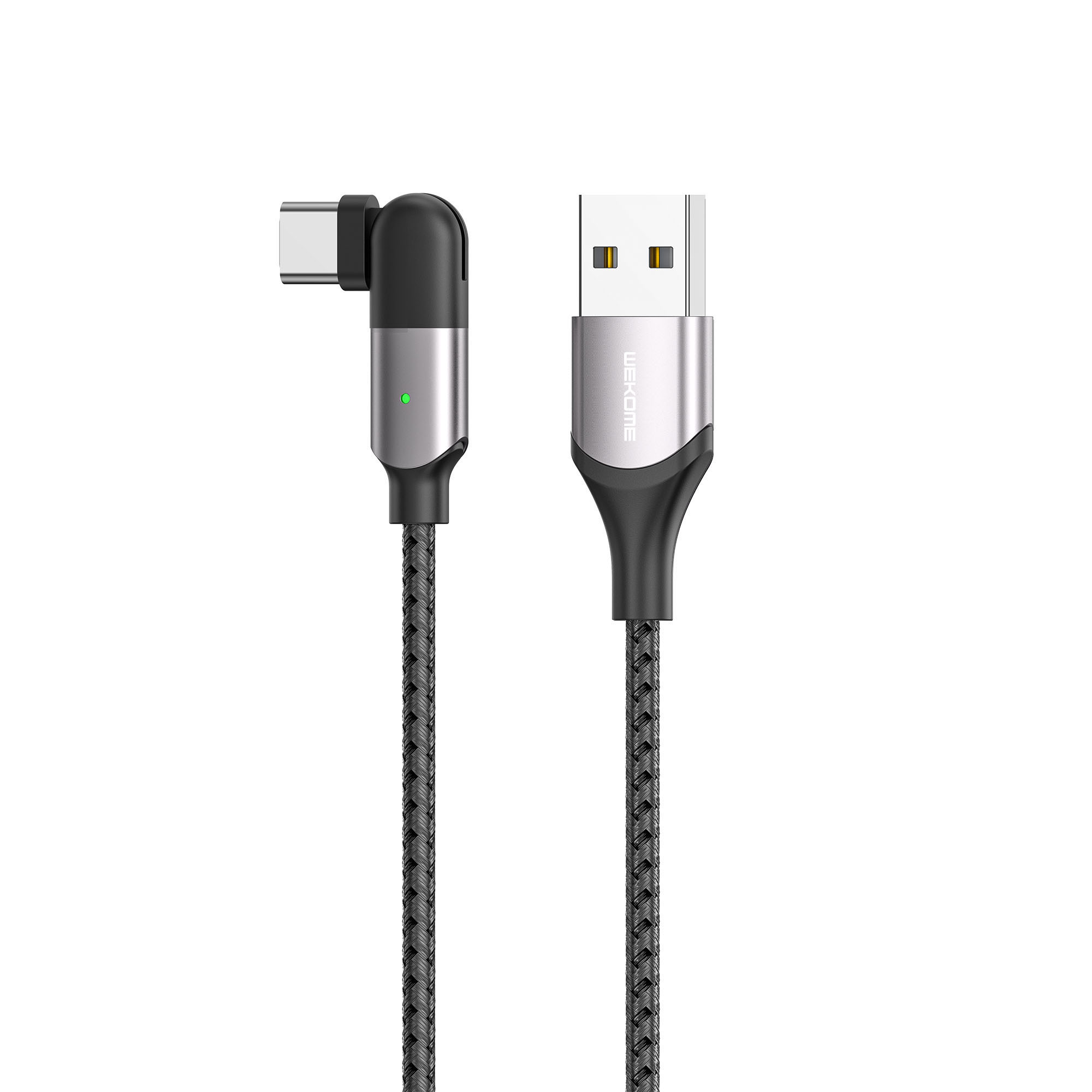 180° Rotation Fabric Charging Cable For Gaming