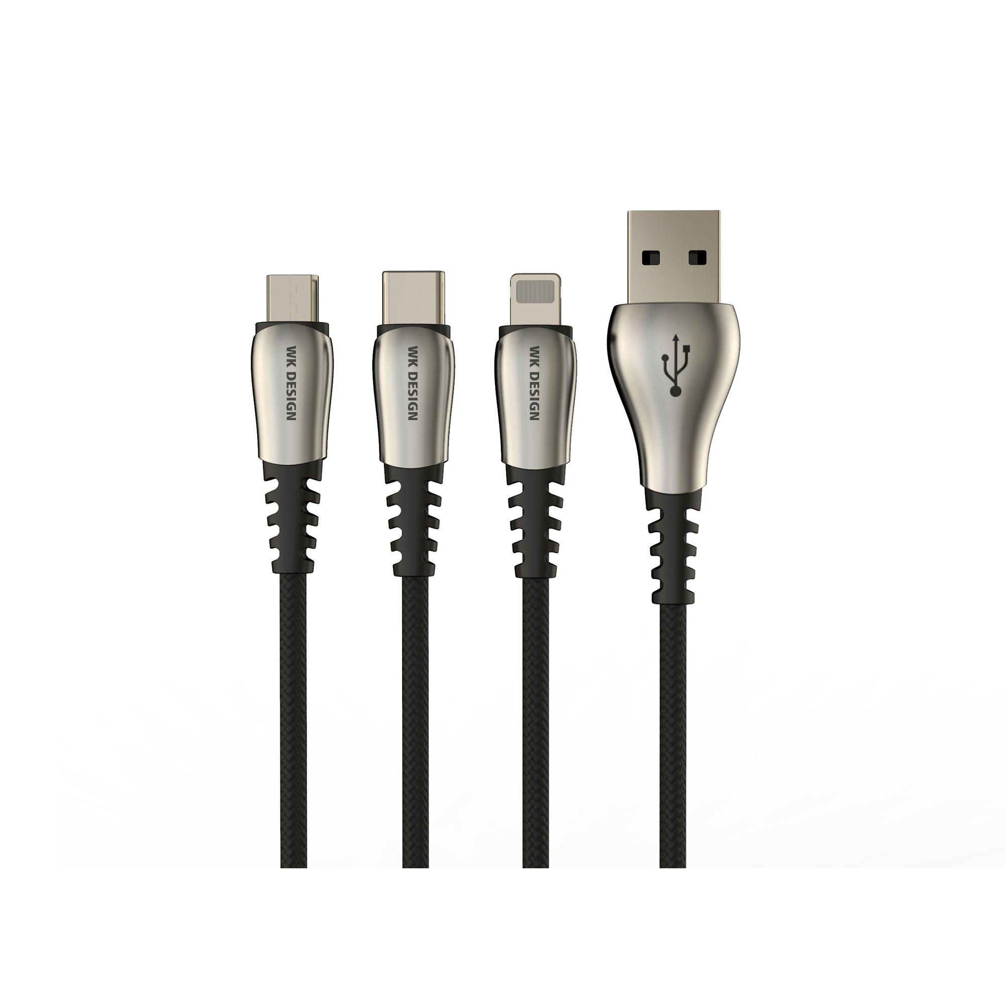 WK DESIGN Charging Cable with fabric body